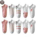 Mens Polyester Elastane Low Cut Ankle Socks 5 Pack