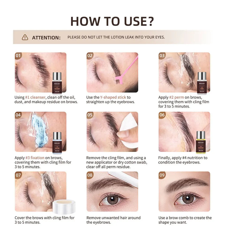 Professional Eyebrow Lamination Perming Kit