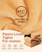 Thermal Fleece Lined Translucent Pantyhose Tights