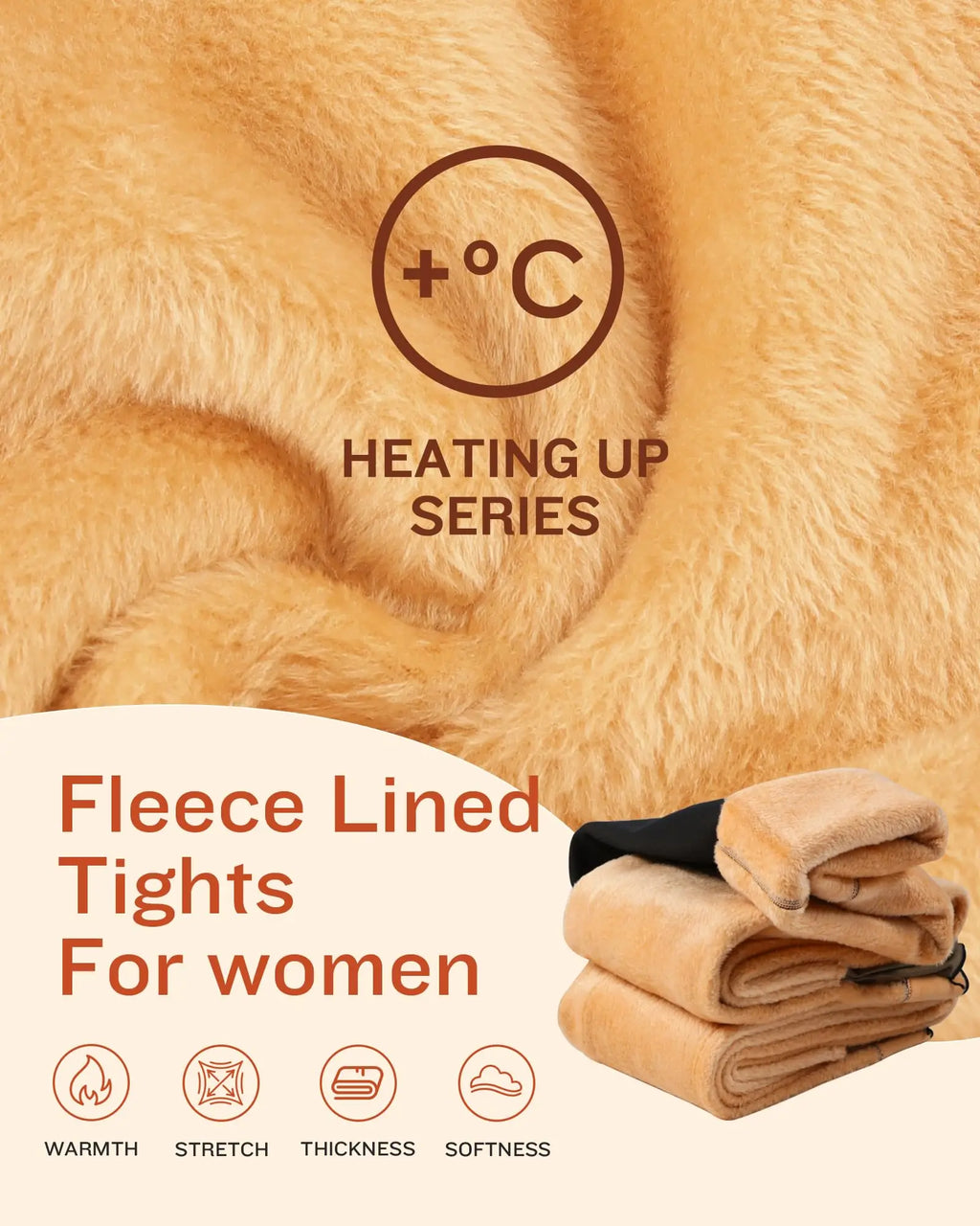High Waist Thermal Velvet Pantyhose