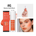 Liquid Blush Face Cheek Tint Waterproof Long Lasting Pigmented Makeup