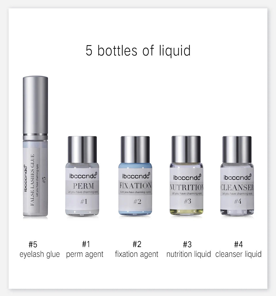 Professional Eyelash Lifting and Perming Set for Home Use - 12